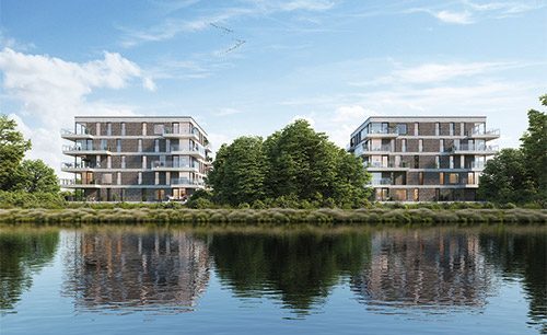 Nieuwbouw appartementen Stasegem Waterleau kopen